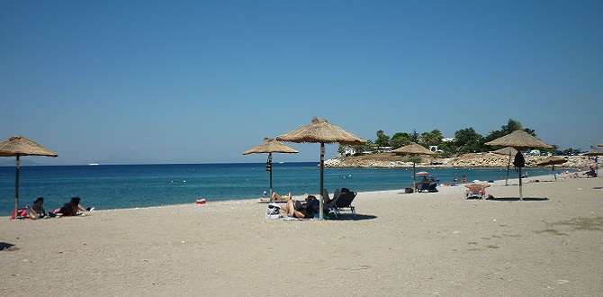 Пляж в Глифаде, Афинское Побережье, Греция